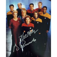 Star Trek: Voyager cast - Kate Mulgrew & Robert Picardo
